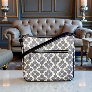 Kate Spade New York Spade Flower Swingpack Crossbody – Black Multi